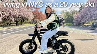 a REALISTIC day in my life living in NYC *with an electric bike*