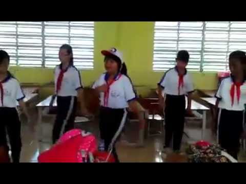 Video Tập nhảy bài : Rock Vầng Trăng (Lớp 6a3, Trường Trung... - YouTube