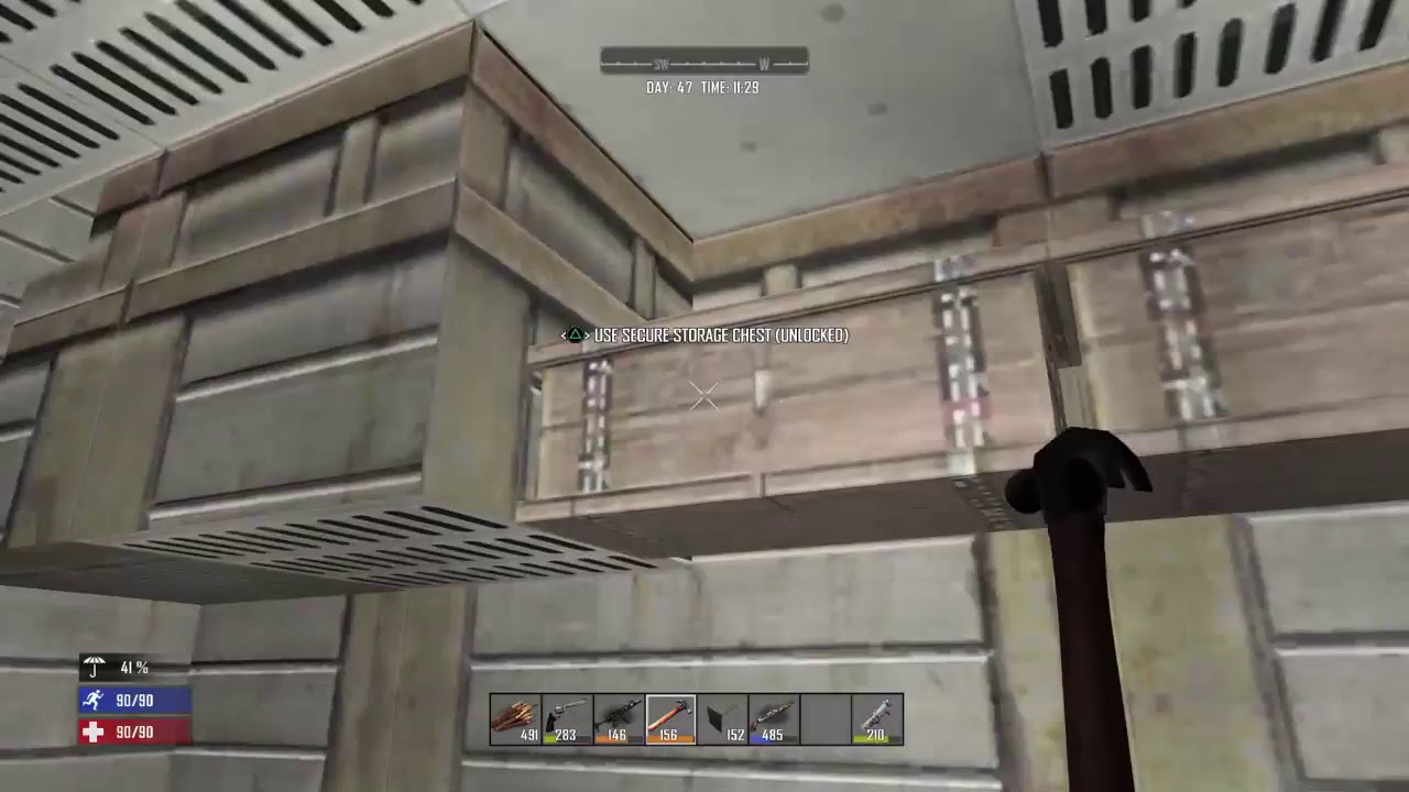 7 Day To Die PS4 Gameplay Daily slaughter by HoRa_Paccione Weed_Dog  duplication glitch 121Gam