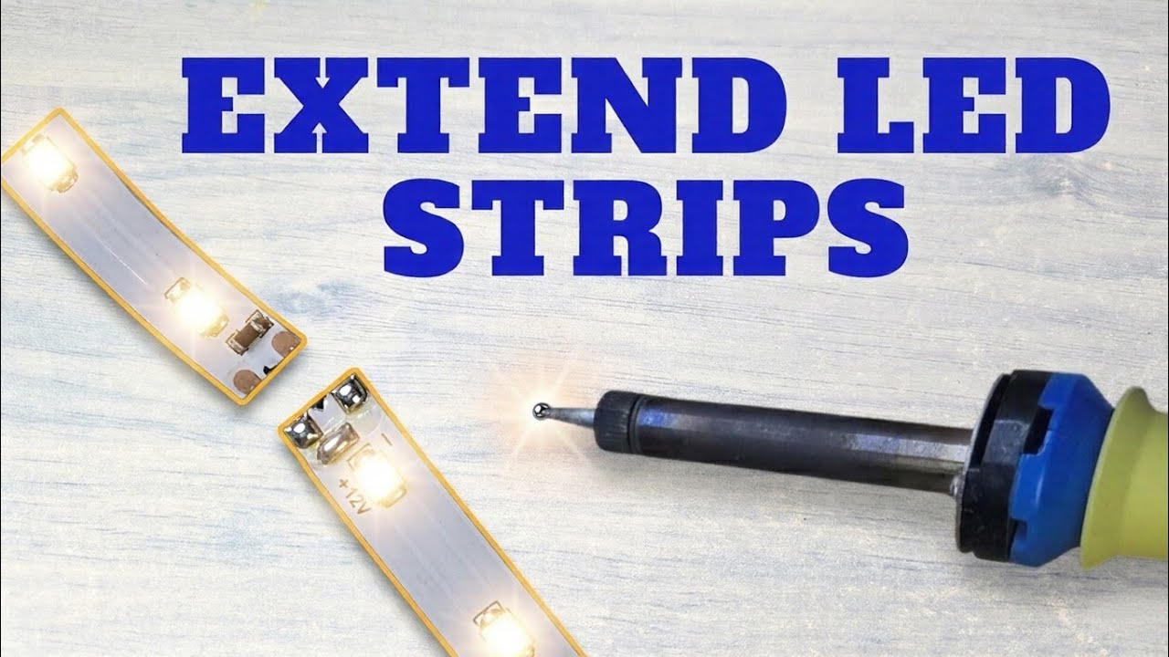 How to Cut and Solder LED Strips