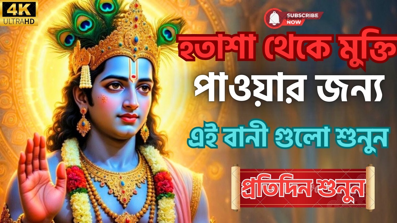 হতাশায় ভেঙে পড়েছ? শ্রীকৃষ্ণের এই বাণী শুনলেই জীবন বদলে যাবে | Bangla Motivation