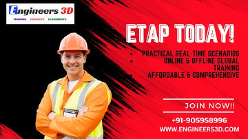 "ETAP: Electrical Engineering Training with Engineers 3D Institute | Online & Offline Options"
