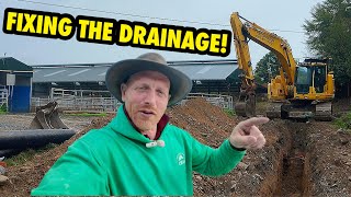 The Digger’s Back! Major Drainage Work on Our Dairy Farm