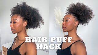 Easy Hair Hack for Perfect High Puff