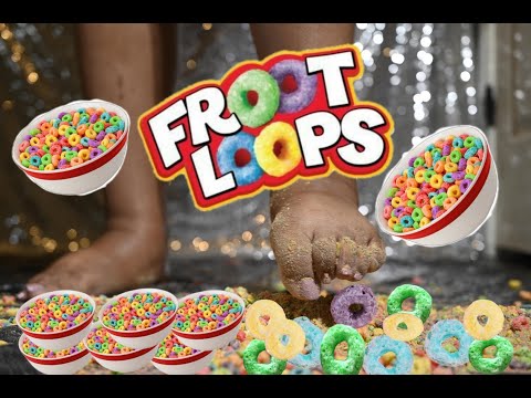 Fruit Loop ASMR, colorful & crunchy goodness.
