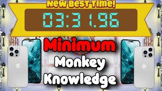 BTD6 Race Mobile Friendly Tutorial 📱 Minimum Monkey Knowledge 📱 The Lone Ice Monkey