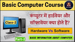 Computer Hardware and Software Hindi | Input Output Device | Basic Computer Course Hindi - 2 News