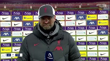 Jurgen Klopp post match interview. as Liverpool take all 3 points against spurs