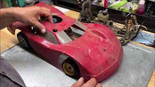 KYOSHO Nitro vintage ZR-1 corvette OS max CZ12 part 1 - YouTube