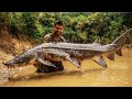 "Guides Laughed At His "Weak" Rod, Until He Caught a 1,100-Pound White Sturgeon"