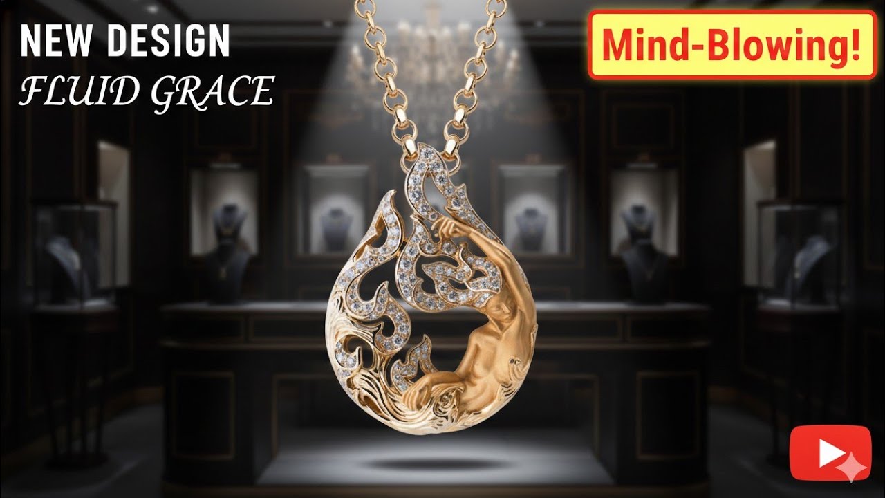 The satisfying process of 3D jewelry design.  ✨  