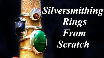 Silversmithing Rings from Scratch! Step-by-Step Guide to Make Simple but Beautiful Settings