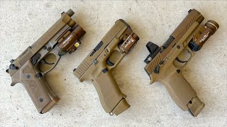 Glock 19X vs Beretta M9A3 vs Sig Sauer M17 P320