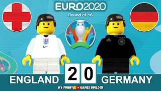 England vs Germany 2-0 • Euro 2020 Round of 16 • All Goals & Extеndеd Highlights Lego Football