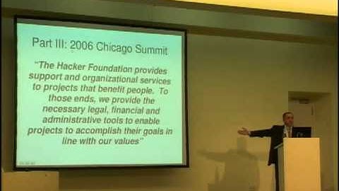 23C3: The Story of The Hacker Foundation