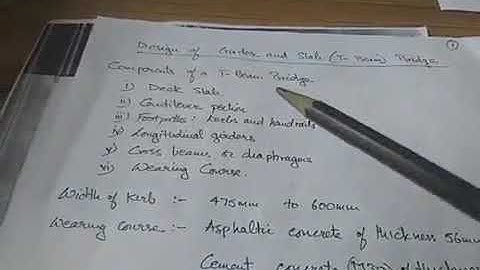 Design of T Beam bridge Part-2
