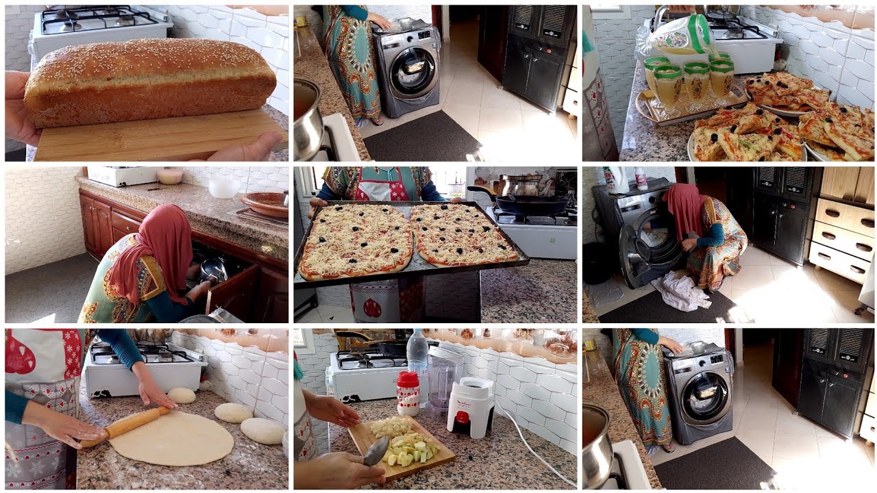 نهاري كل حداكة وشهيوات ✅عييت نتهرب في الأخير درت ليهم خاطرهم🤭خبز التوست 🍞 ناجح 💯