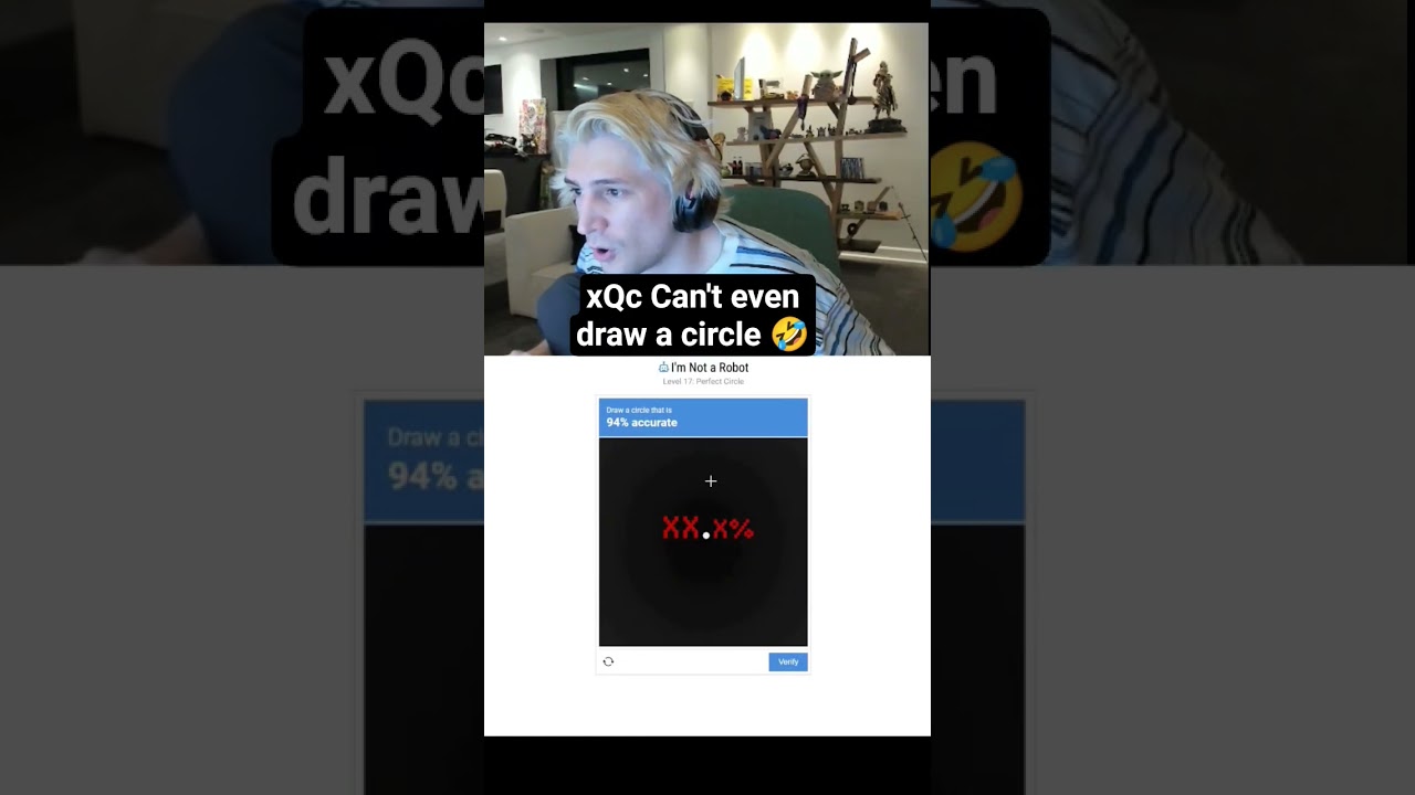 xQc Can't even Draw a Circle | xQc Clips 