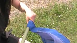 Installing a 12ft Festival Flag, Ideal for Festivals and Carnivals