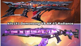 AK-47 Radiance VS Kilo 141 Demonsong / Comparison / MYTHIC guns