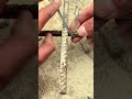 Teknik dan skill pekerja mengikat kawat dengan alat sederhana #shorts