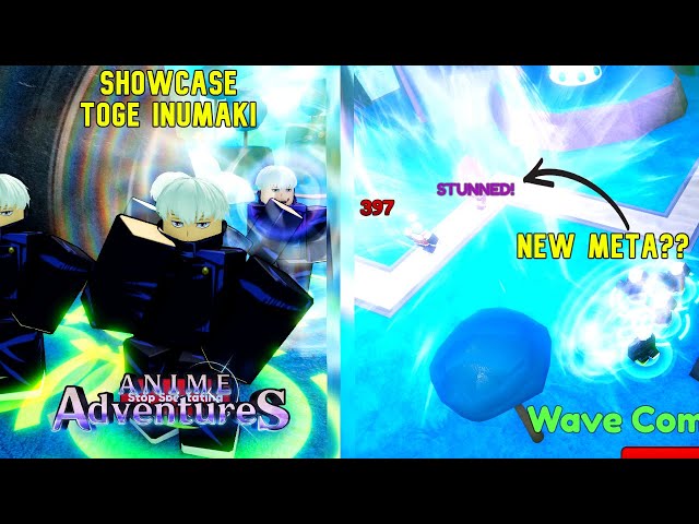 This NEW JJK Unit Has INSANE AOE & STUN! Legendary Toge Showcase In Anime  Adventures Update 6! 