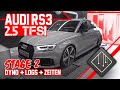 Audi RS3 2.5 TFSI Stage 2 | Dyno - Logs - Zeiten | mcchip-dkr