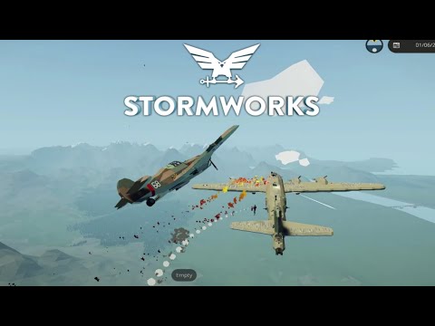 Перехват. Истребитель против бомбардировщика в stormworks