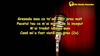 Nicolae Guta si Nicoleta Guta - Greseala mea Karaoke