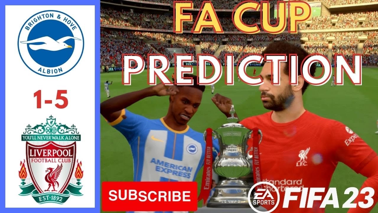 Prediction - Brighton vs Liverpool - Premier League 22/23 - Full Match FIFA 23 Gameplay | 4K