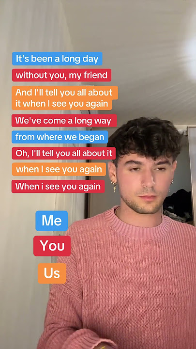 Wiz Khalifa - See you again ft. Charlie Puth (Singing duet🎙️)