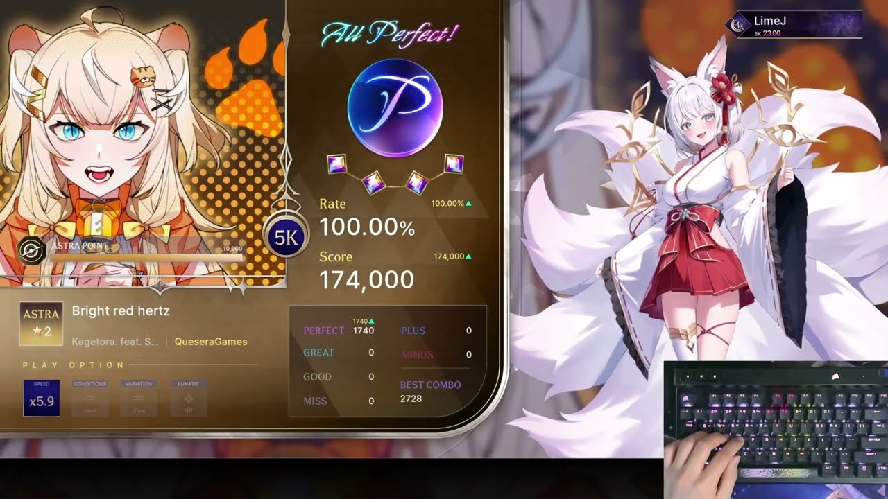 KALPA:CS | Bright red hertz (Hand-cam) / Charted by QueseraGames [Astra ★2]