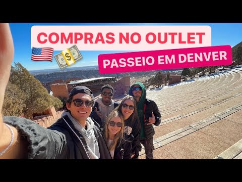 DIA EM DENVER! Compras no outlet + Red Rocks Amphitheater - YouTube