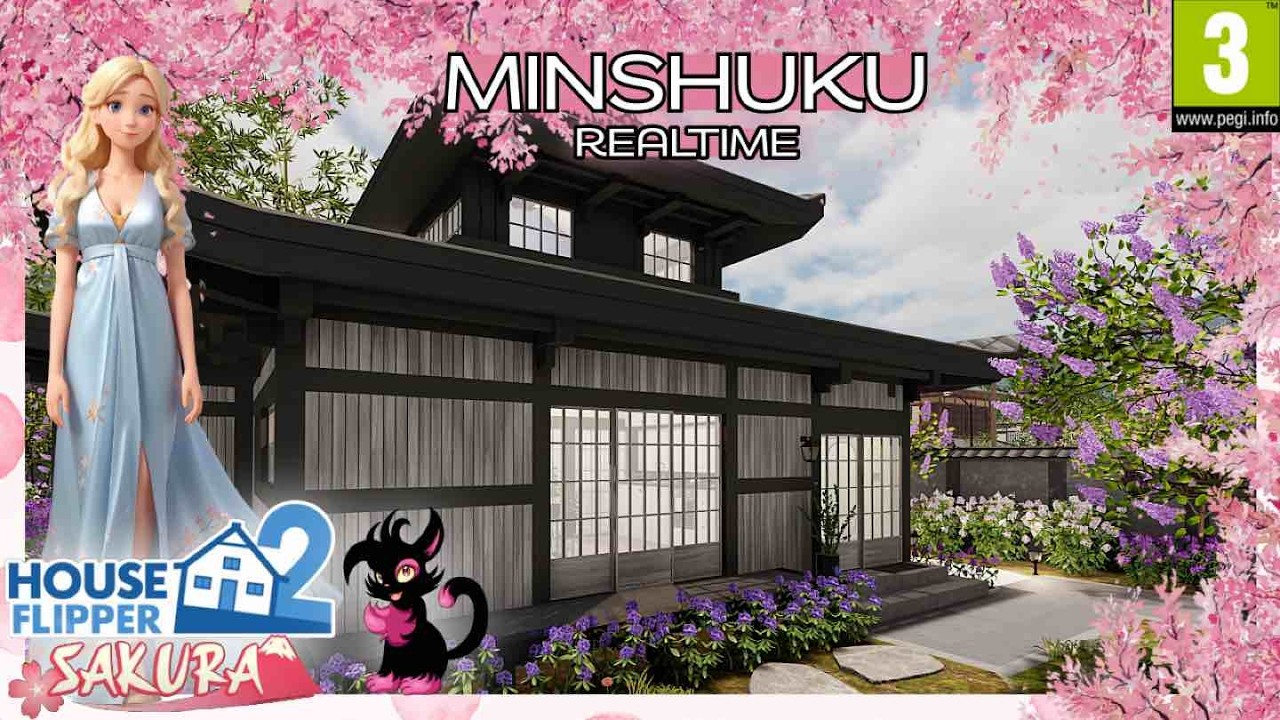 House Flipper 2 | Minshuku Realtime | Sakura DLC - YouTube