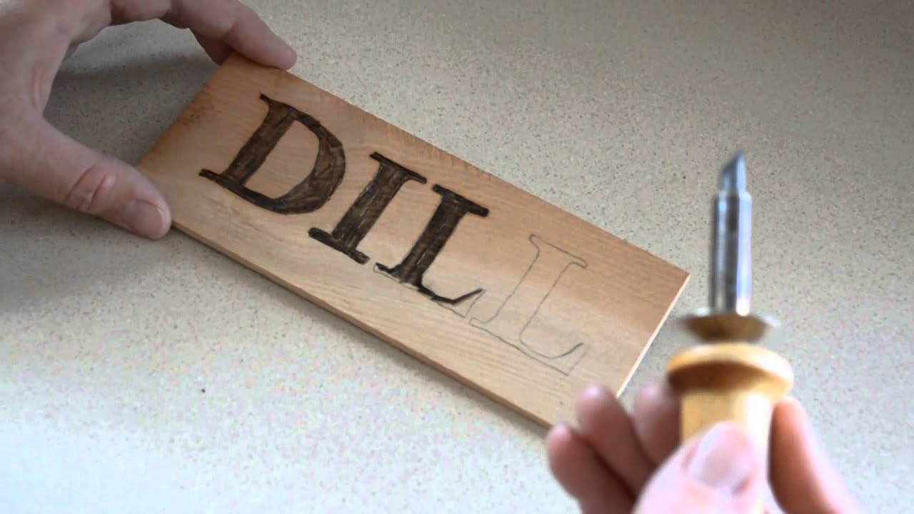 How to Wood Burn a Sign - Abundance of Everything