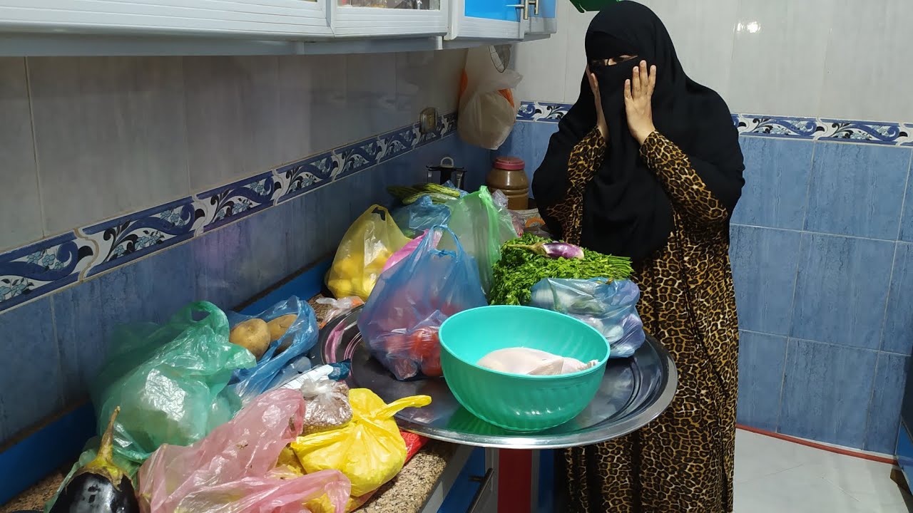 اقسم بالله ميزانيه بيتي الواقعيه ٦افراد💯 من لحوم وفاكهه وخضار معمره بيتي👍اي حاجه تشوفوها غير كده كذب