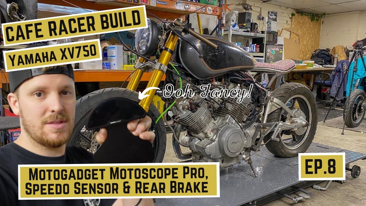 1981 Yamaha XV750 Cafe Racer Build Series Ep 8 - Motogadget