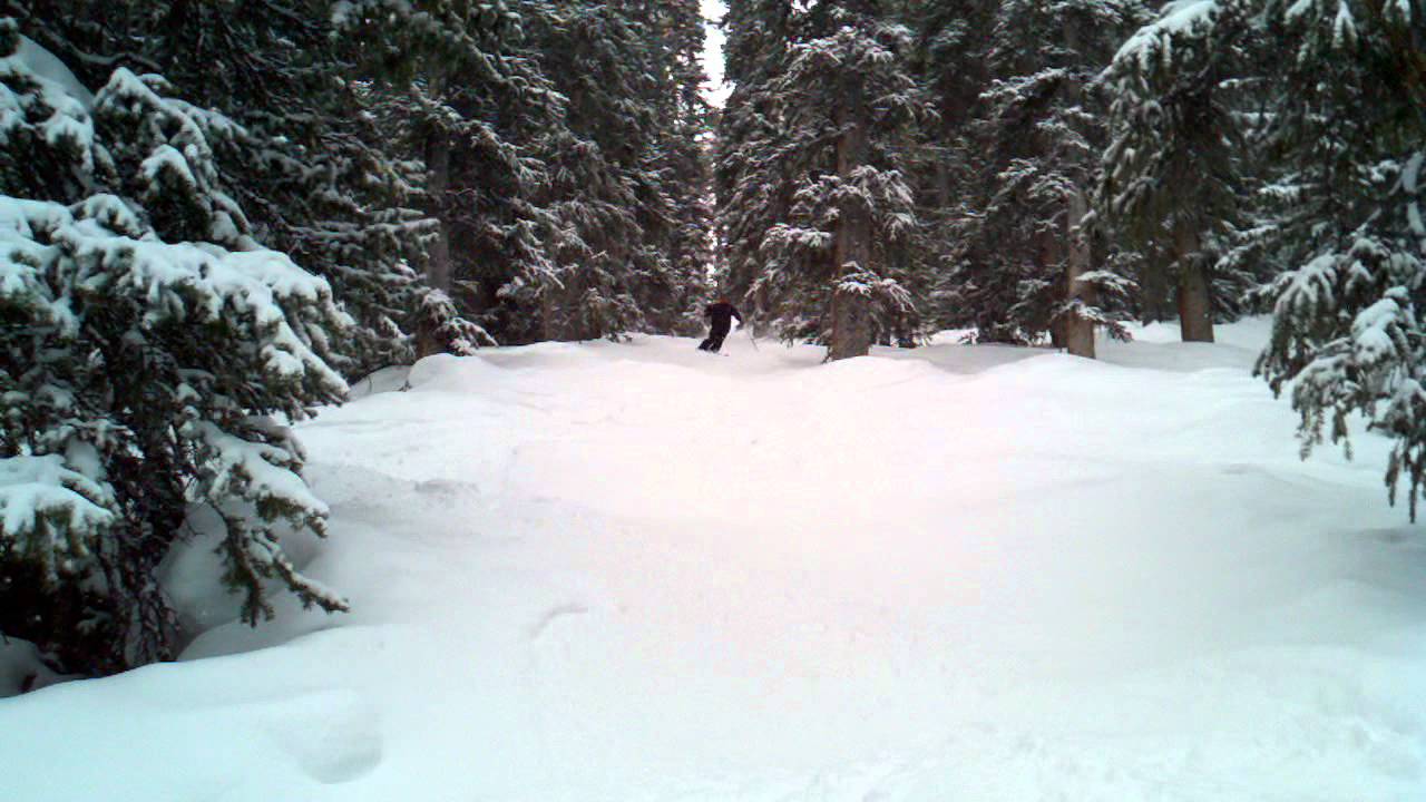 Dave Glaser Skiing Keystone's Outback Bowls