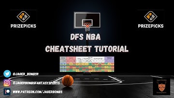 Jagerbombs DFS NBA Cheatsheet Tutorial