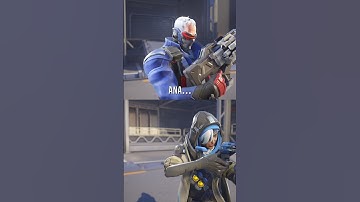 (No. 7) Soldier: 76 and Ana interaction - Overwatch 1 interaction