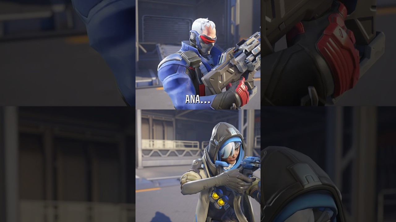 (No. 7) Soldier: 76 and Ana interaction - Overwatch 1 interaction
