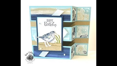 Triple Panel Z fold Fun Fold card   Friday, March 24th