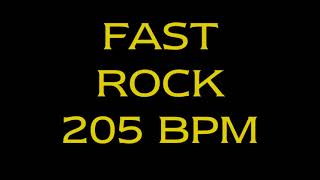 Drum Loops for Practice fast rock 205 bpm
