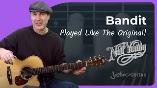 Bandit Guitar Lesson | Neil Young - Double Drop D in Bb Tuning! screenshot 2