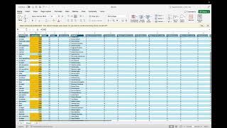 Ensemble Director Spreadsheet Course: Conditional Formatting for Attendance (Excel)