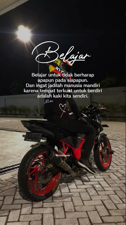 Kata Kata bijak Sederhana versi anak motor #motovlogbogor #motovlogger #katakatabijak #cb150r