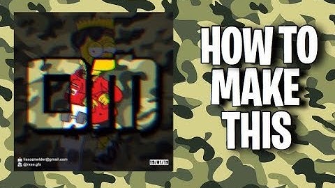 HOW TO MAKE A LOGO/AVI ON IOS (PICSART)