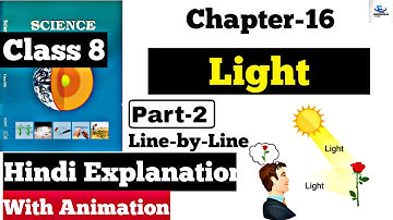 Class 8 Science Chapter 16 | Light | Line by Line Hindi Explanation (Part-2)