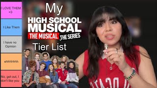 My High School Musical The Musical The Series Tier List