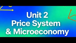 AS level economics unit 2 The Price System and the Microeconomy in just 7 minutes!